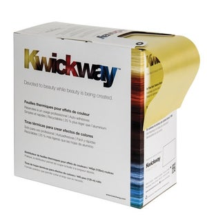 KWICKWAY Gold Thermal Highlighting Strip Roll 445x3-3/4 Inch