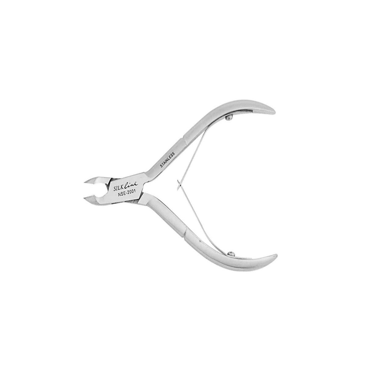 @SILKLINE Cuticle Nipper Half Jaw Satin Finish 4 Inches