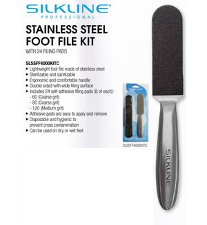 SILKLINE Stainless Steel Foot File Kit