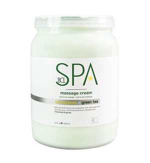 @ BCL SPA Lemongrass & Green Tea Massage Cream 64oz.