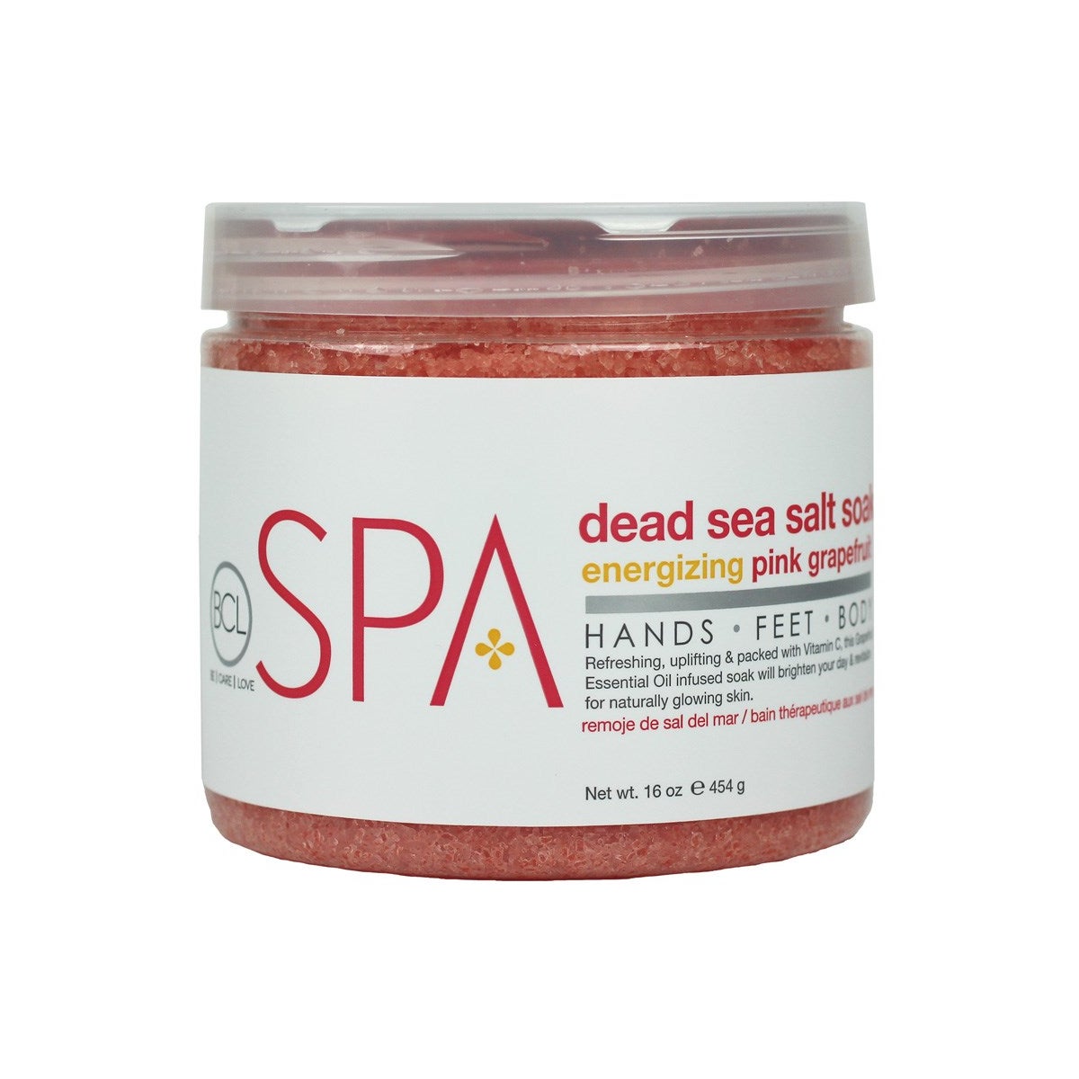 BCL SPA Pink Grapefruit Sea Salt Soak 16oz RR