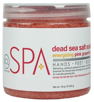 BCL SPA Pink Grapefruit Sea Salt Soak 16oz RR