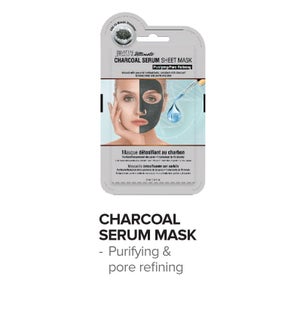 SATIN SMOOTH Detox Charcoal Serum Mask 24/Box