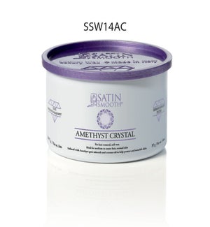 SATIN SMOOTH Amethyst Crystal Soft Wax 14oz 814119