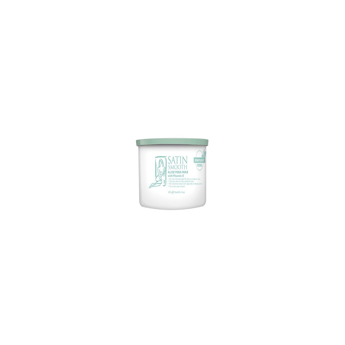 @SATIN SMOOTH Aloe Vera Cream Wax 14oz CR12 814121