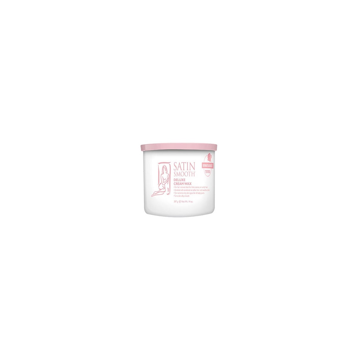 @SATIN SMOOTH Deluxe Cream Wax 14oz 814132 CR12