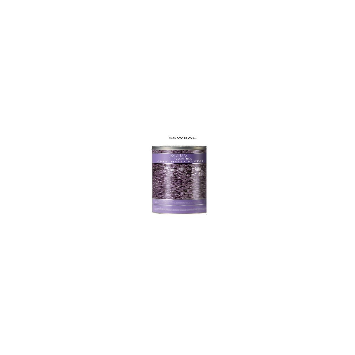 SATIN SMOOTH Amethyst Crystal Thin Film Hard Pebble Wax 23oz 814200