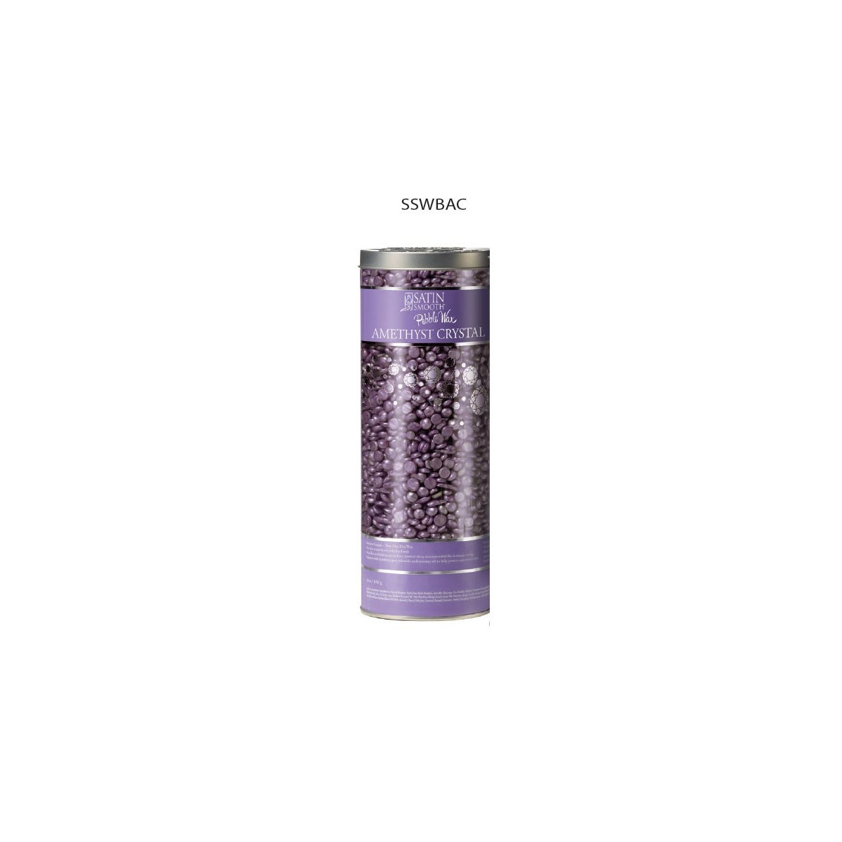 SATIN SMOOTH Amethyst Crystal Thin Film Hard Pebble Wax 23oz 814200
