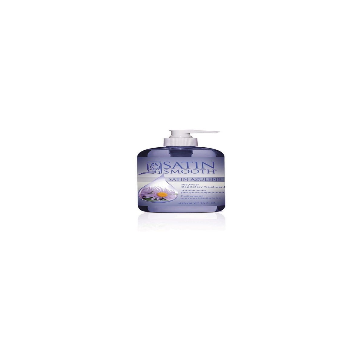 SATIN SMOOTH Azulene Pre Post Depilatory Treatment Oil 16oz 814211