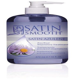 SATIN SMOOTH Azulene Pre Post Depilatory Treatment Oil 16oz 814211