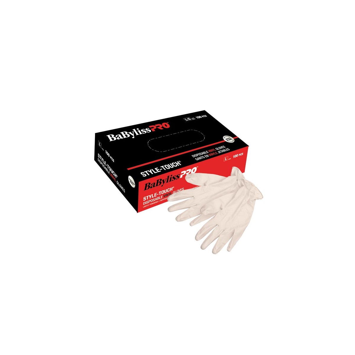 @Small Style Touch WHITE Vinyl Gloves BESTOUCHSMUCC
