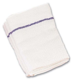 Extra Long White Towel Gray Stripe Sold in 12 Pack BESTOWEL2UCC Price is 12x2.16