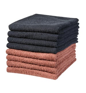 Black Cotton Towel 16x28 Inch 12 Pack BESTOWELNBKUCC