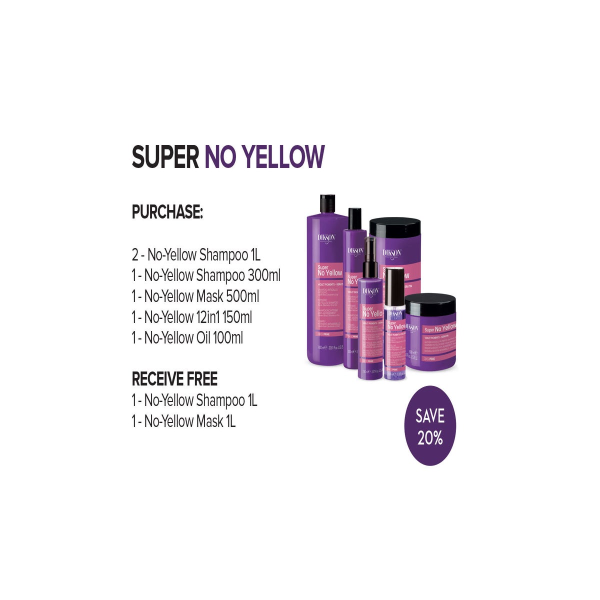 ! DIKSOPRIME Prime Super No Yellow INTRODUCTORY KIT