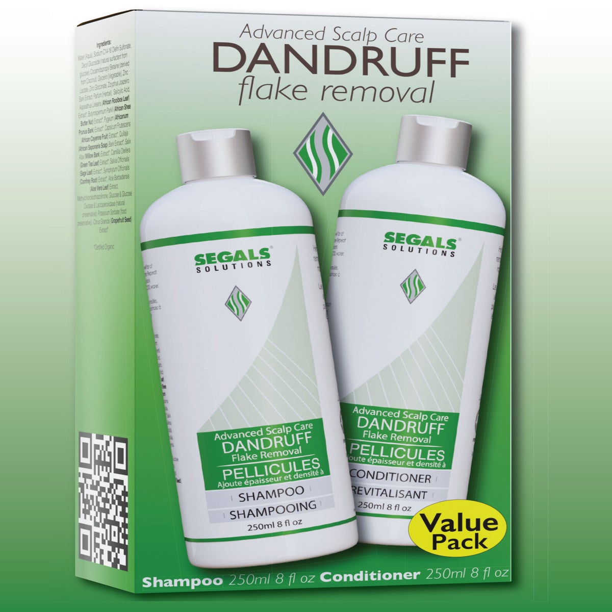 250ML SEGAL ANTI DANDRUFF SHAMPOO CONDITIONER DUO