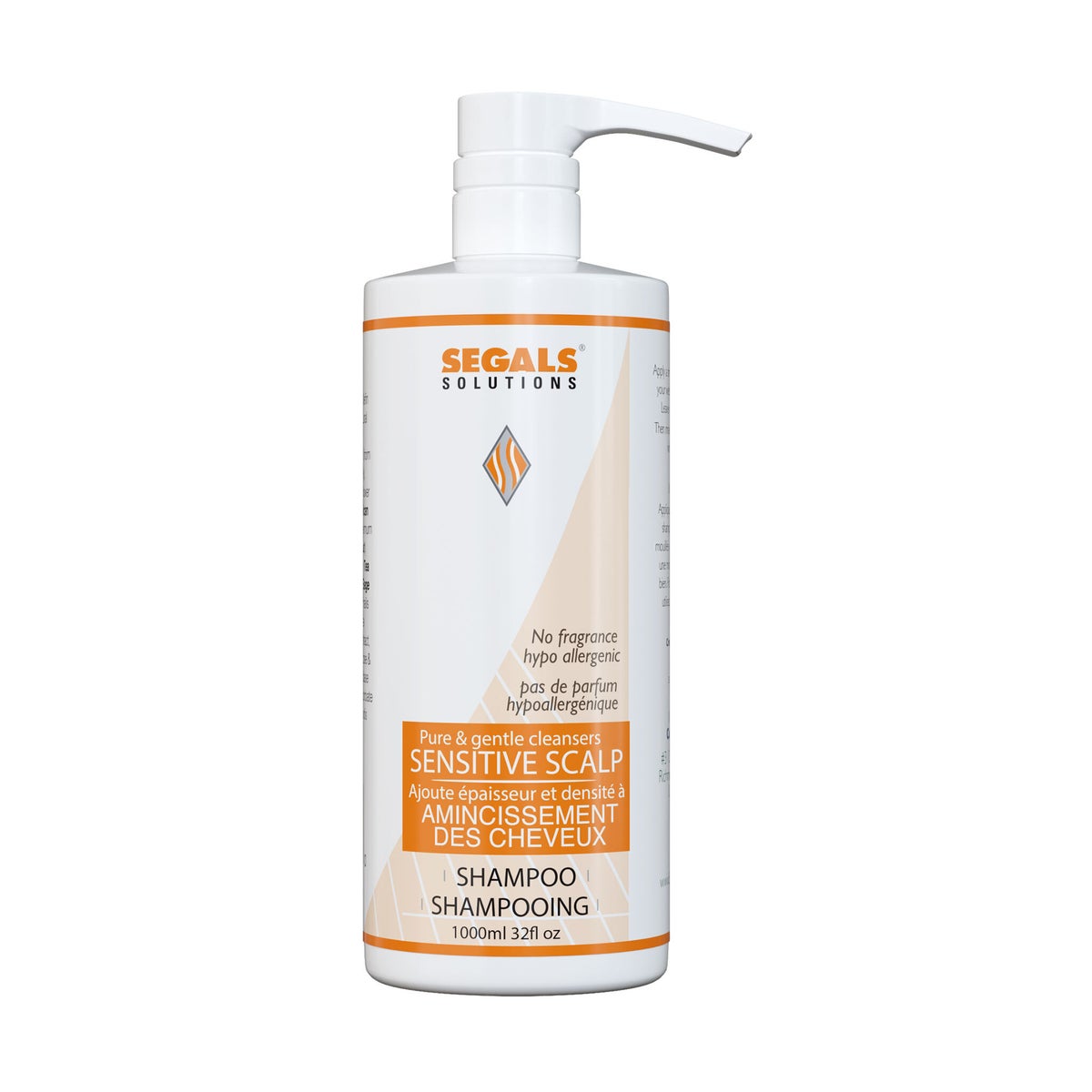 LITRE SEGAL SENSITIVE ALLERGY SHAMPOO 32oz (9 case)