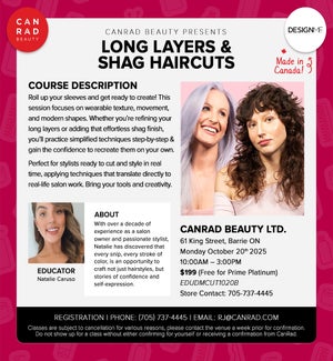 DESIGNME LONG LAYERS & SHAG HAIRCUTS OCT 20 2025 BARRIE
