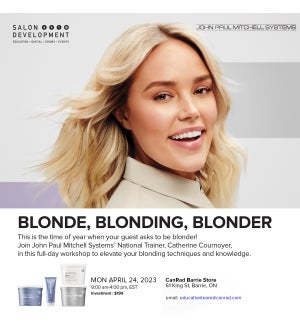 JPMS Blonde Blonding Blonder APRIL 24 2023 BARRIE