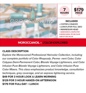 MOR Color Inspired LOOK & LEARN MAR 13 2023 TORONTO