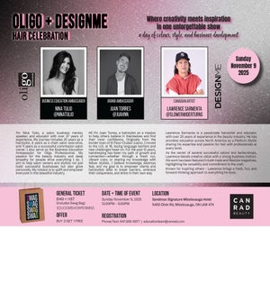 Oligo + DesignME Hair Celebration NOV 9 2025  12-5pm