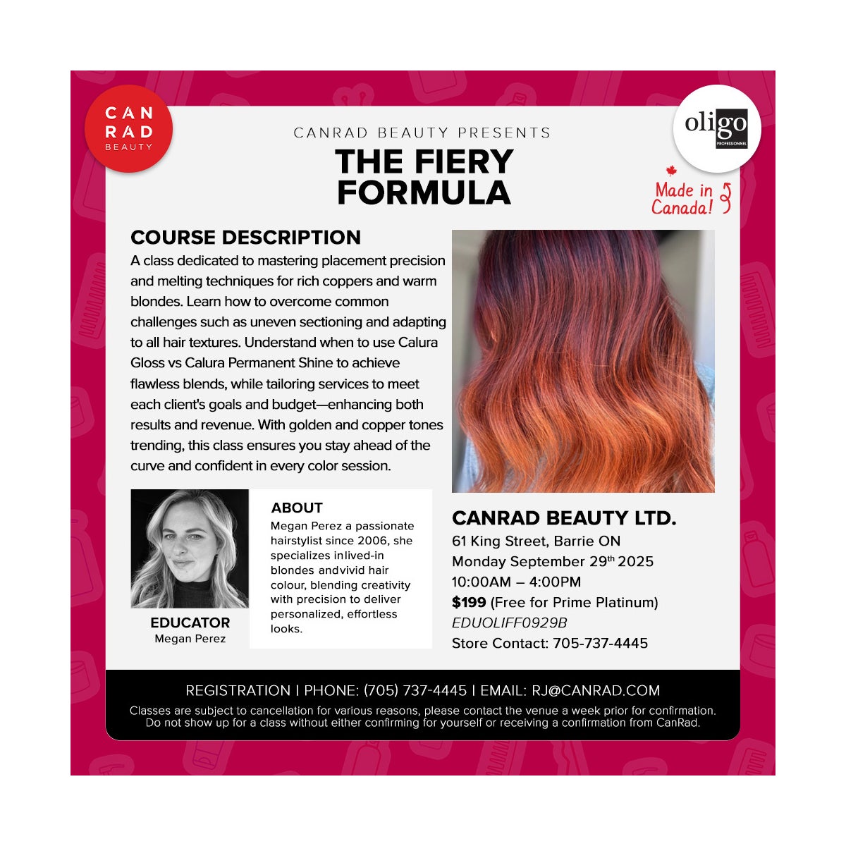 OLIGO The Fiery Formula SEPT 29 2025 BARRIE