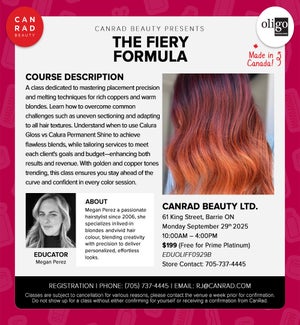 OLIGO The Fiery Formula SEPT 29 2025 BARRIE