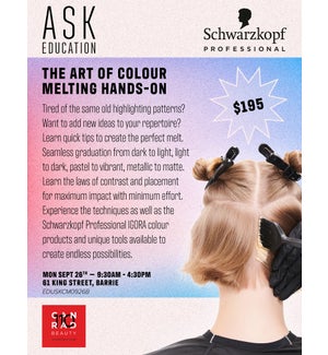 SKP The Art of Color Melting Hands-On SEPT 26/2022 BARRIE