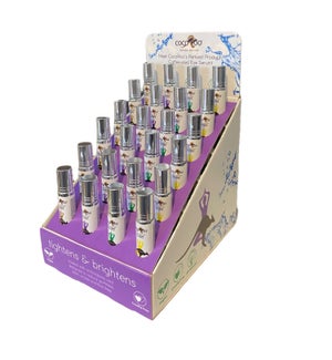 ! COCOROO CAFFINATED EYE SERUM ROLLER DISPLAY 24 PIECES