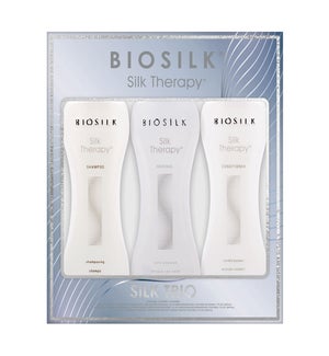 BIOSILK SILK TRIO 360ml SILK SHAMPOO, CONDITIONER, SILK ORIGINAL 12oz