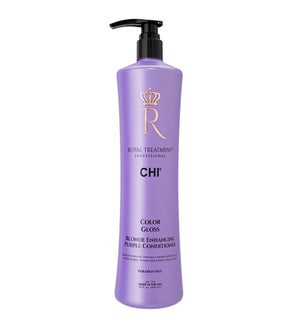 1000ml CHI COLOR GLOSS BLONDE ENHANCING PURPLE CONDITIONER 32ozCR12