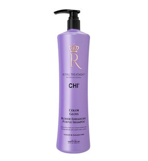 1000ml CHI COLOR GLOSS BLONDE ENHANCING PURPLE SHAMPOO 32oz CR12