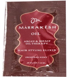 Marrakesh Oil Sachets Free With The Purchsae of Retail Size