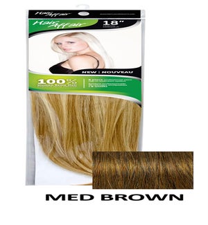 HH 18in 8PC 3HH MED BROWN