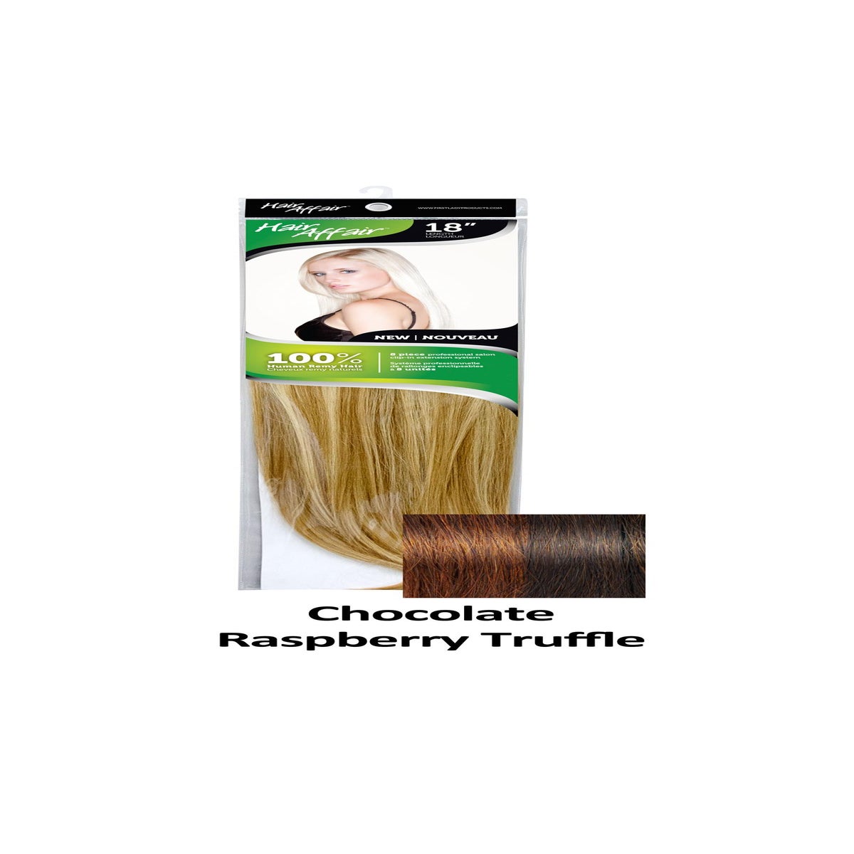 HH 18in 8PC CHOCOLATE RASP TRUFFLE