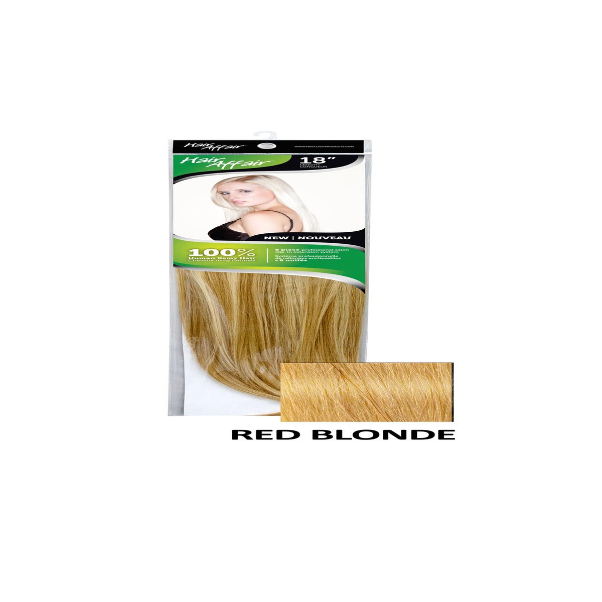 HH 18in 8PC 6HH RED BLONDE