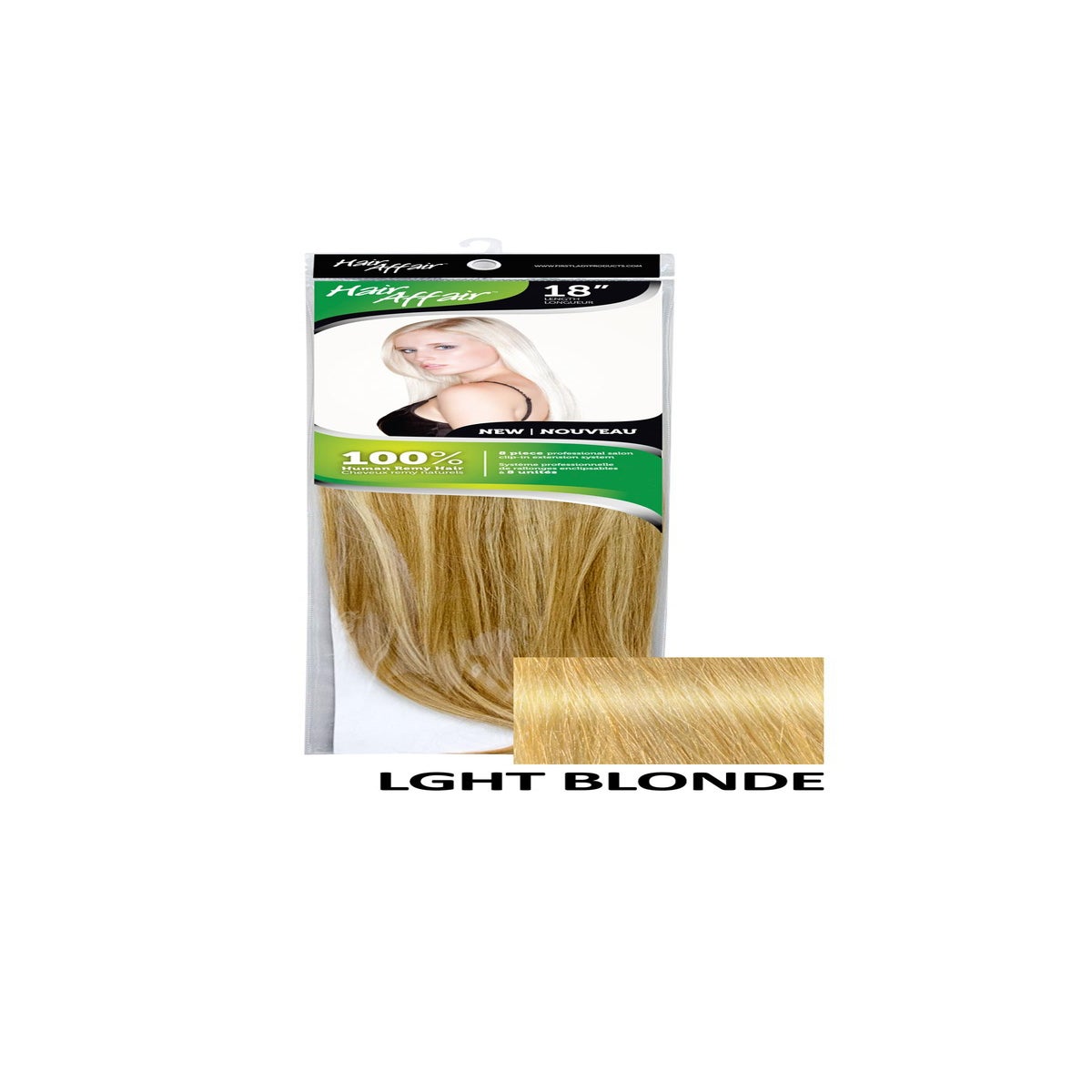 HH 18in 8PC 9HH LGHT BLONDE
