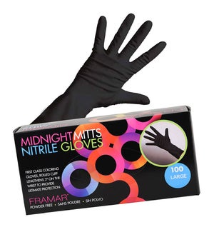 Foil It MIDNIGHT Mitts Nitrile Gloves Large CNBO GLV-MM-LRG