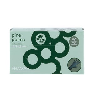 Pine Palms Nitrile Gloves Medium 100pc GLV-PIP-SML CR20