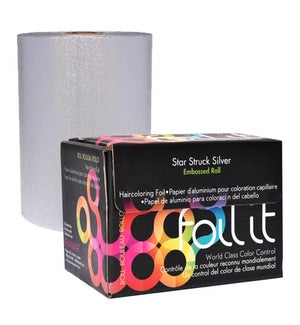 5X320 Foil It Roll Embossed Star Struck Silver MED FOIL R-EMB-MSIL