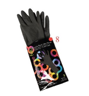 Foil It 2pk Color Me Fab Gloves SZ 8 LATEX