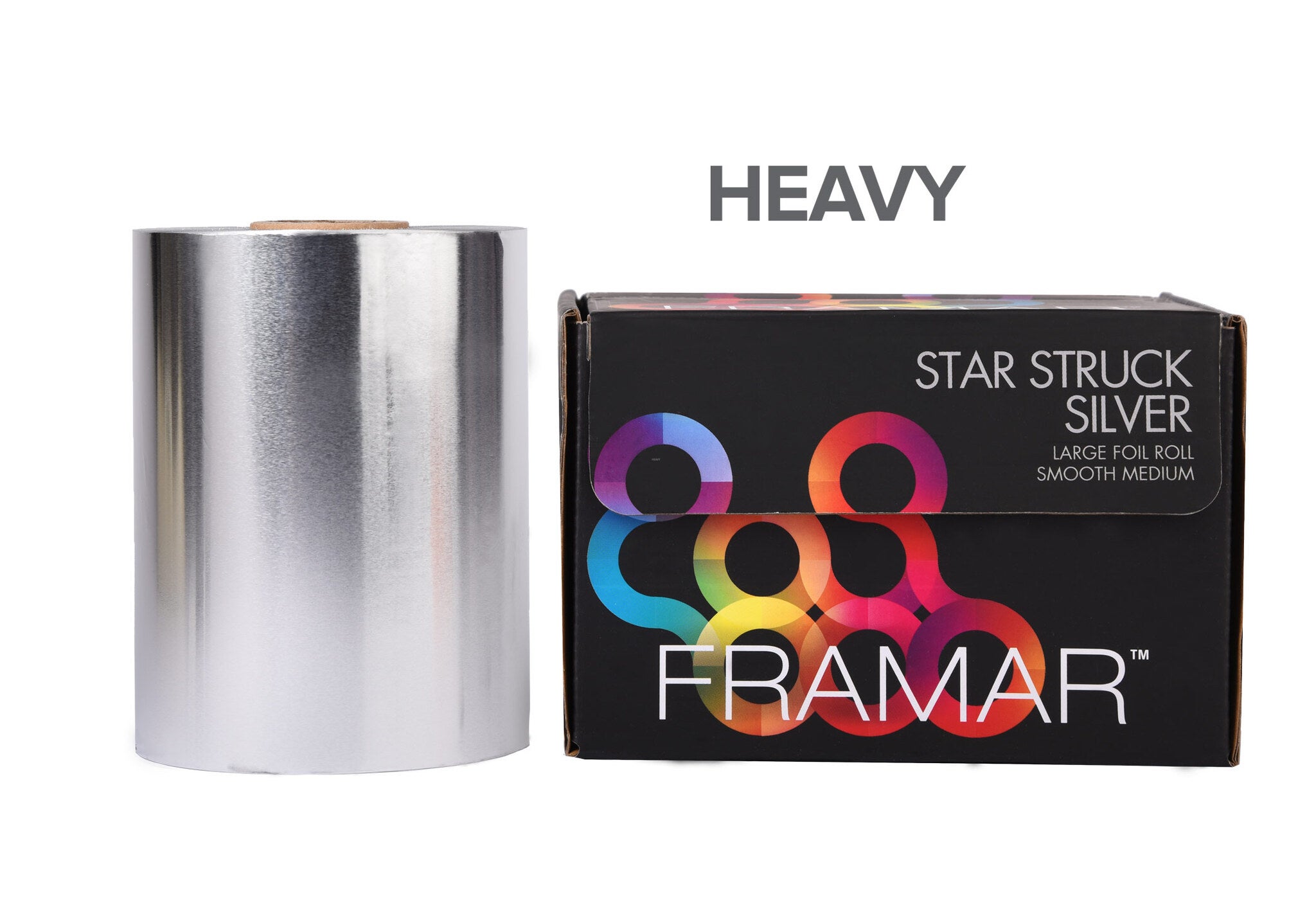 Framar Foil It Roll - Smooth Heavy - Star Struck Silver 5 X 280