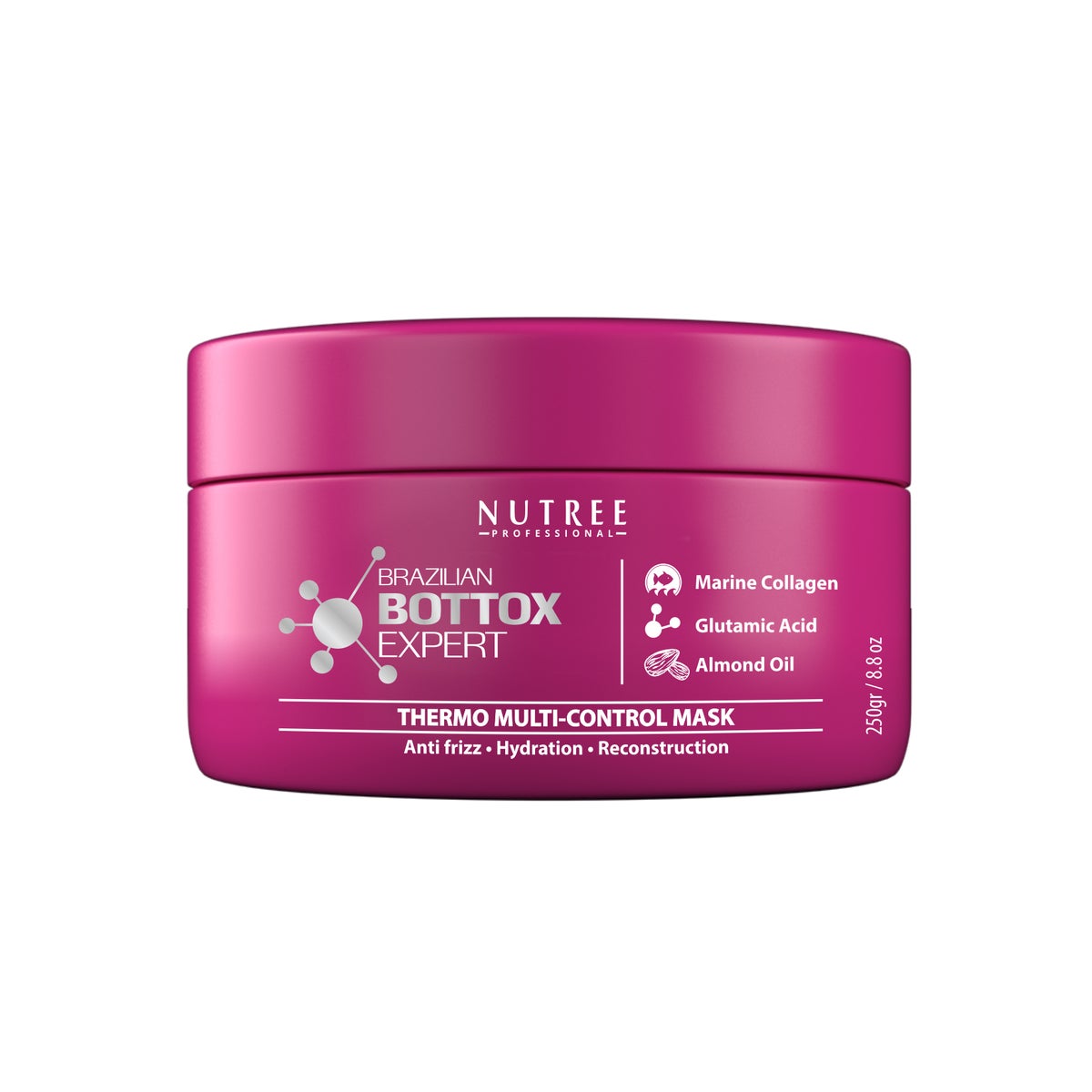 NUTREE Hair Botox For Dark Hair Treatment 9oz PINK BOX