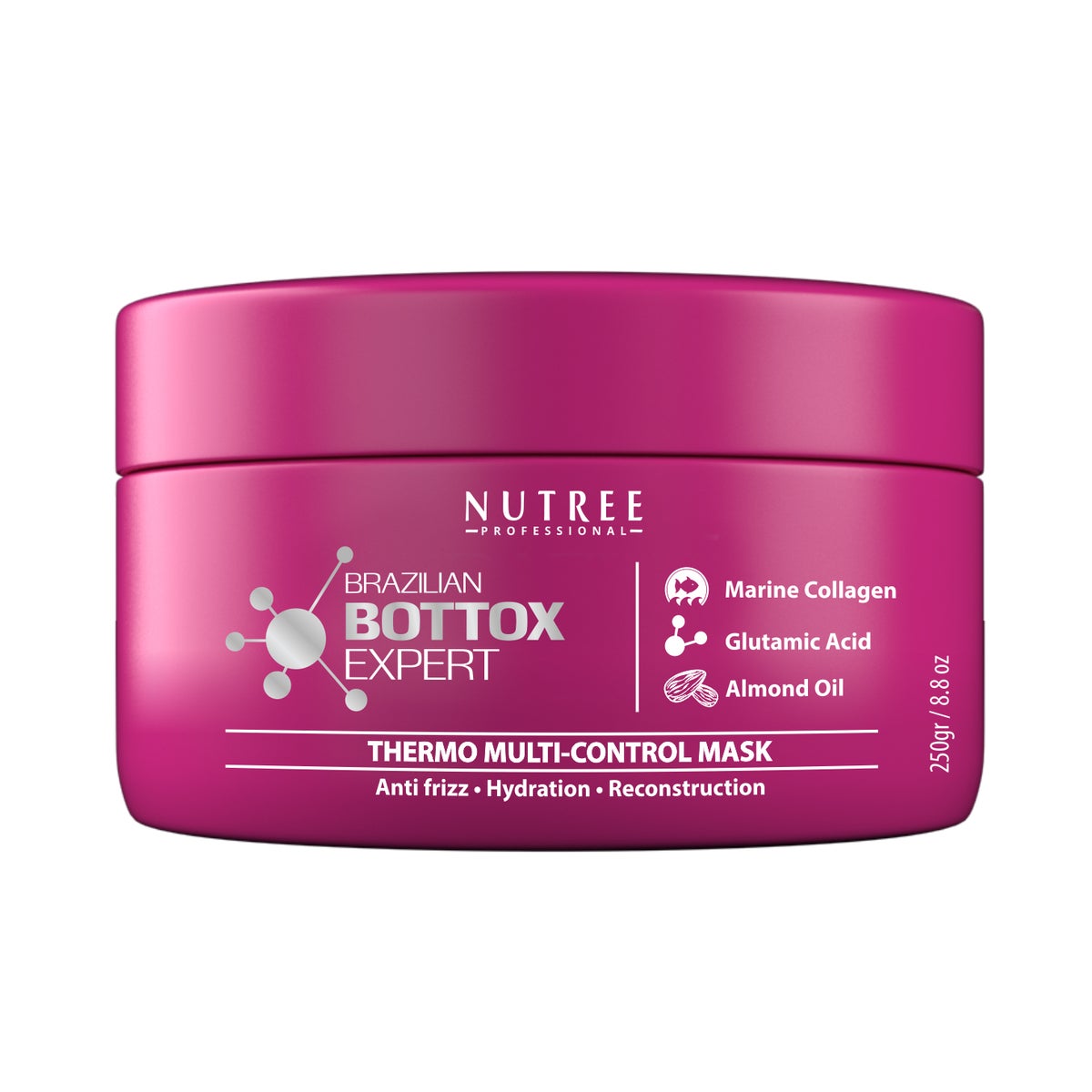 NUTREE Hair Botox For Dark Hair Treatment 9oz PINK BOX