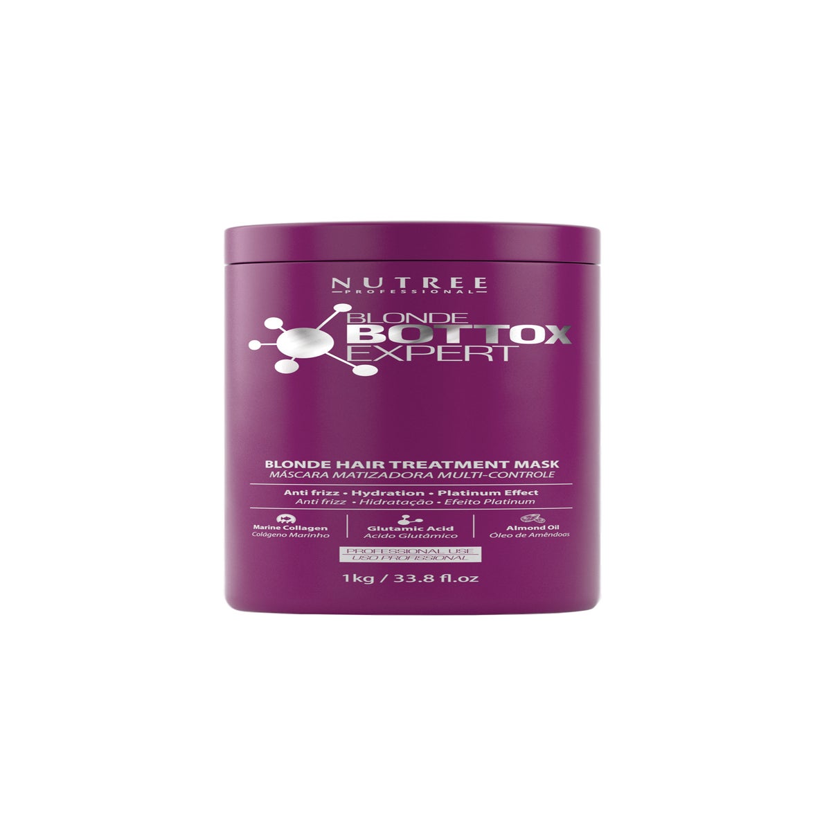 NUTREE Hair Botox For Blonde Hair Treatment Litre PURPLE BOX