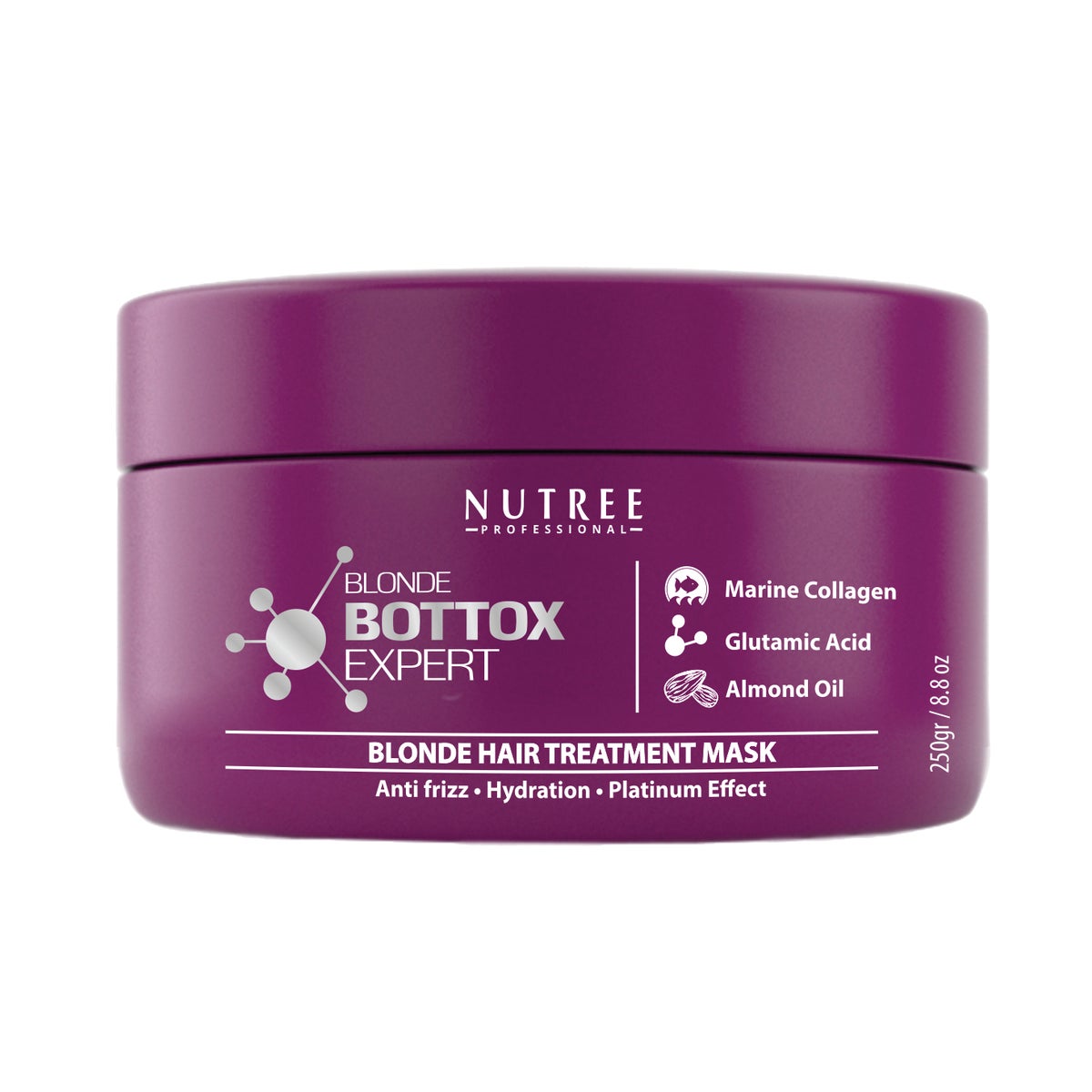ETA NOV 2025 NUTREE Hair Botox For Light Hair Treatment 9oz PURPLE BOX