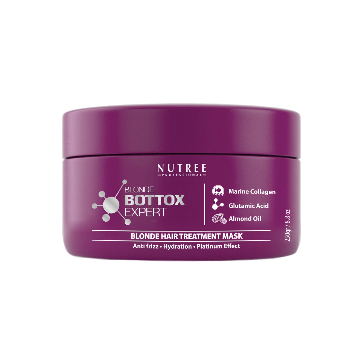 ETA NOV 2025 NUTREE Hair Botox For Light Hair Treatment 9oz PURPLE BOX