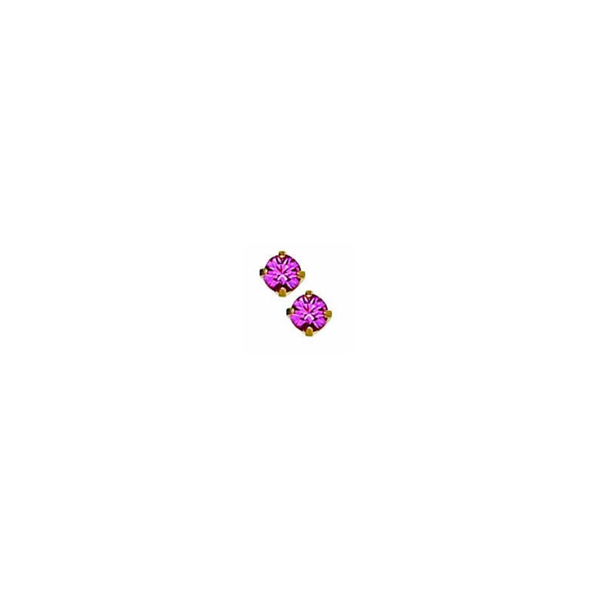 * 10k Rose Tiffany October EARRING
