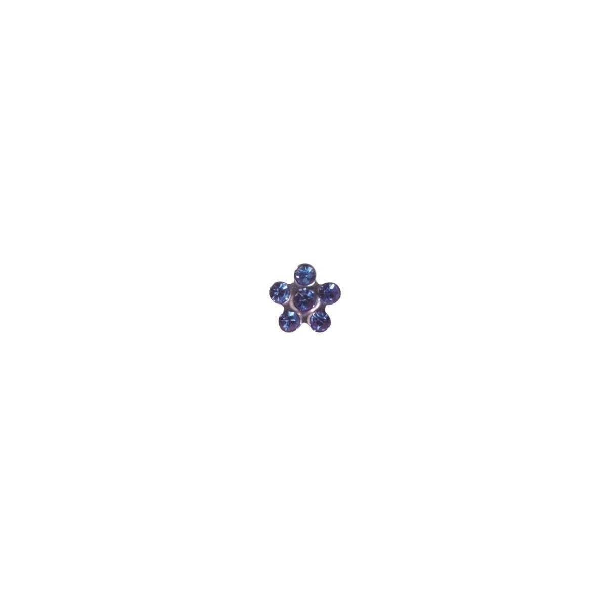 * PP Sapphire Flower EARRING