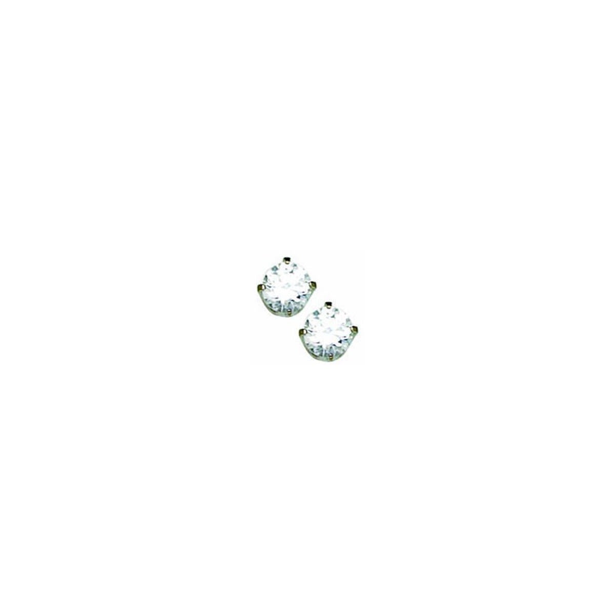 PP 5mm Cubic Zirconia CZ EARRING