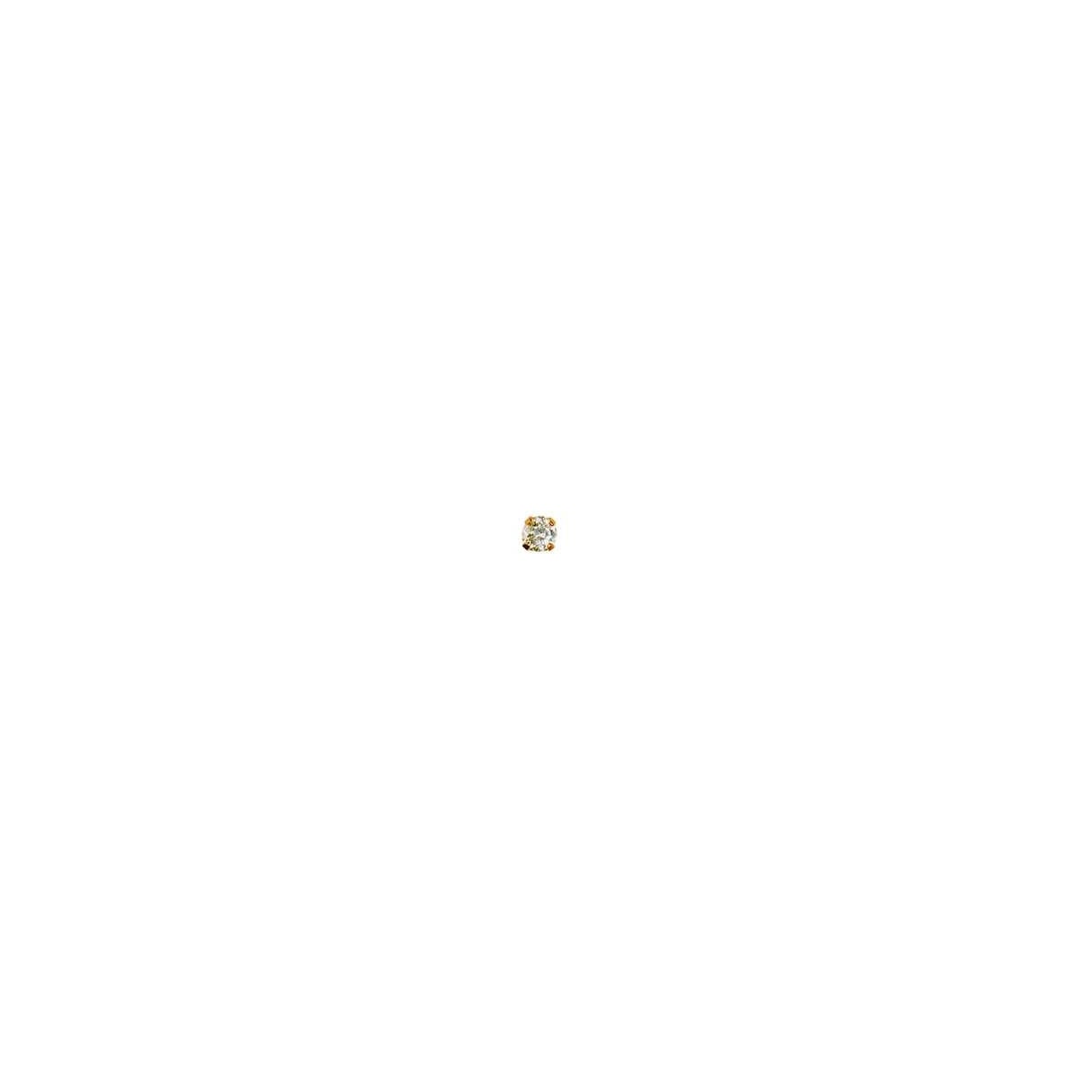24kt 3mm Cyrstal Tiffany April EARRING